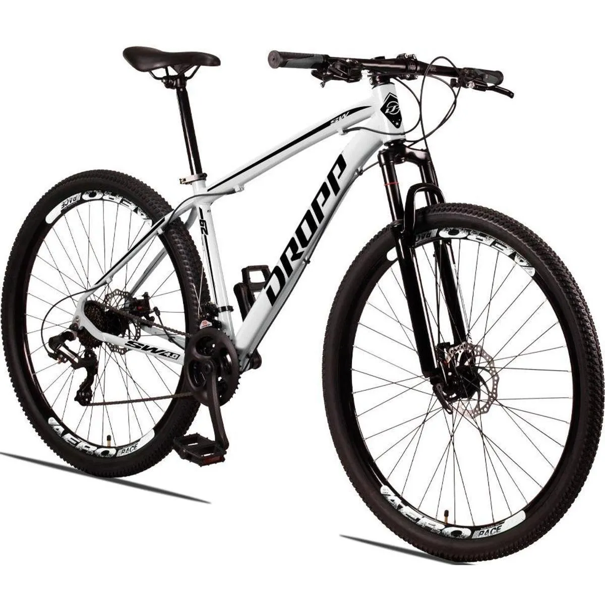 [Com Cashback R$646] Bicicleta Aro 29 Dropp Sw 24 Vel Cmbio Shimano Quadro Alumnio Mtb